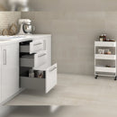Cassetto Esterno Concept 30 Kg H185 mm P 450 Grigio Antracite Acciaio Emuca