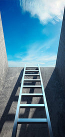 Carta Da Parati Fotomurale Per Porta - Ladder To Heaven I 70x210cm Erroi