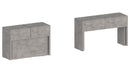 Set 2 Panche Allungabili 66/290x25x45 cm Pratika Singola A e B Bronx  