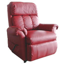 Poltrona Relax Elettrica Greta con Alzapersona Lift 1 Motore Massaggiante in Similpelle Bordeaux