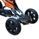 Go-Kart a Pedali per Bambini Arancione e Nero 