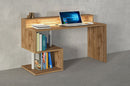 Scrivania a Giorno 140x60x92,5 cm Esse Rovere Wotan  