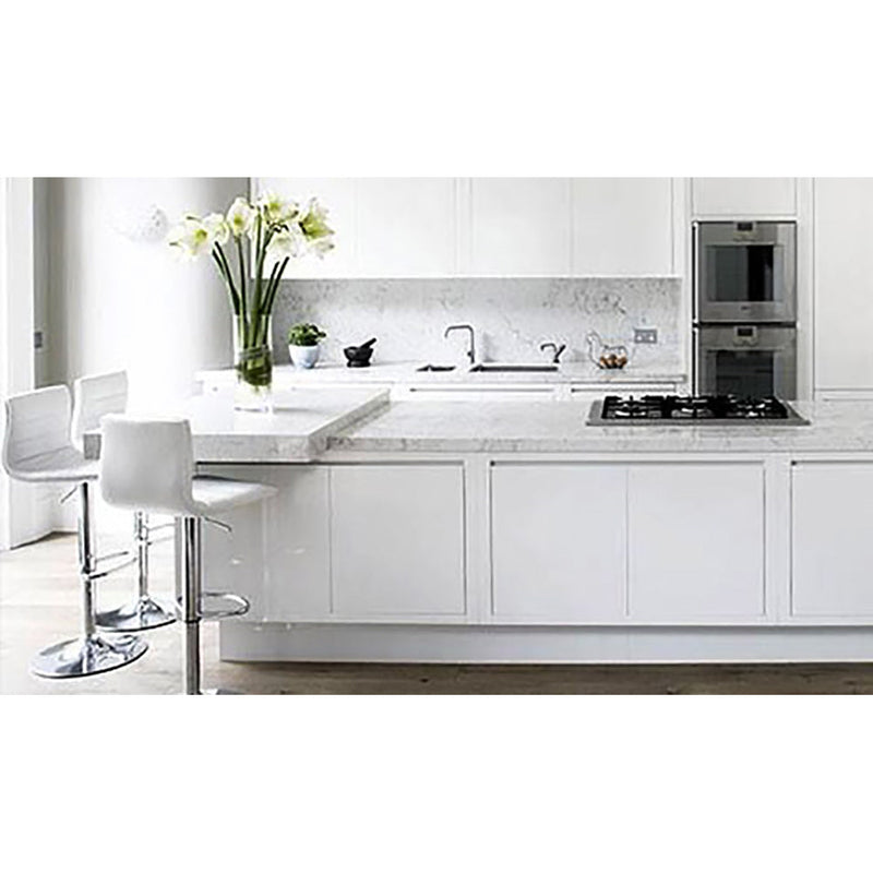 Sgabello con Alzata a Gas e Seduta Girevole in Similpelle Vandi Rosso