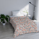 Trapuntino Estivo in Microfibra 100 gr con Stampa Sketch Basic Varie Misure