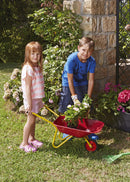 Carriola per Bambini in Acciaio Verniciato Rama Rosso e Giallo