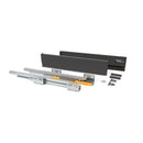 Cassetto Esterno Concept 30 Kg H105 mm P 400 Grigio Antracite Acciaio Emuca