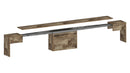 Set 2 Panche Allungabili 66/290x25x45 cm Pratika Singola A e B Acero Pereira  