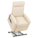 Poltrona Alzapersona Elettrica 1 Motore Reclinabile in Similpelle Katia Crema