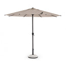 Ombrellone da Giardino Ø3x2,37h m Palo Ø48 mm con Snodo Rio Antracite/Beige 