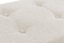 Baule Cassapanca Pouf Contenitore in Polyestere Soriani Avorio