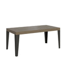  Tavolo Allungabile 200-460x90x77 cm Flame Tortora Telaio Antracite