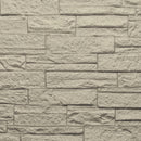 Set 12 Pannelli Decorativi Area 8,6 mq 120x60x2,5 cm Rivestimento Murale Effetto Mattoni in Pietra 3D in PU Greige Tortora
