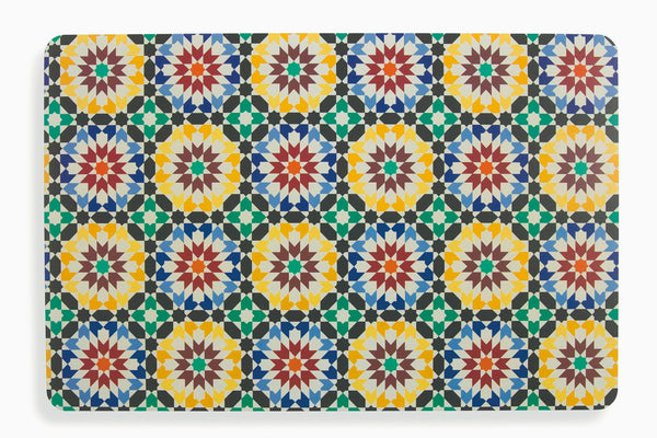 acquista Set mit 6 Kunststoff-Tischsets 43 x 28 cm Villa d'Este Home Tivoli Marrakesch Mehrfarbig