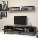 Soggiorno porta TV Amore nero rovere