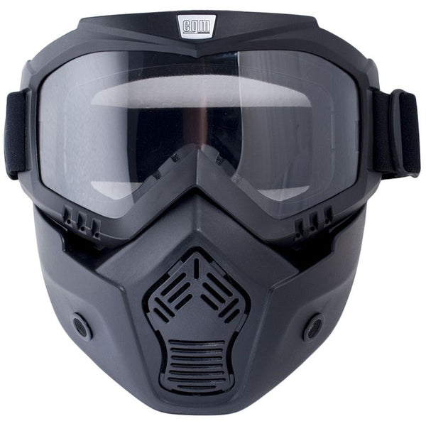 online Motorradbrille mit transparenten Gläsern CGM Mask 740M