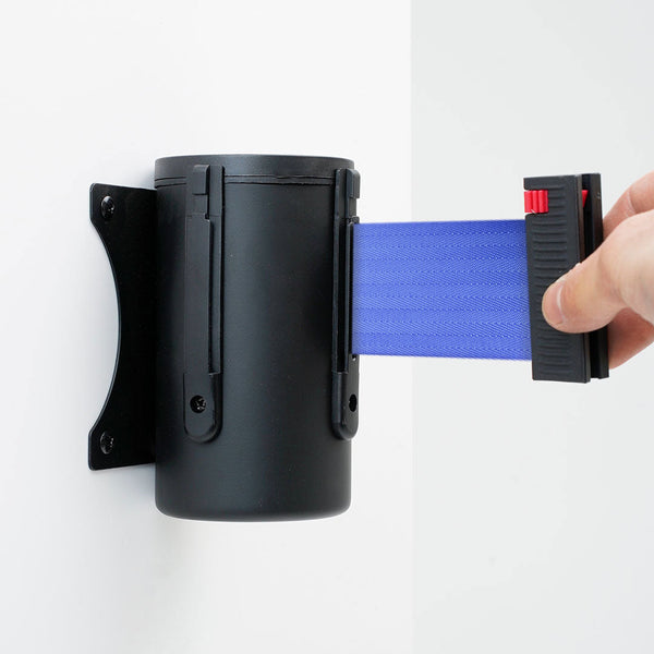 Tendinastro da Parete 4 m con Clip di Chiusura Nastro Blu online