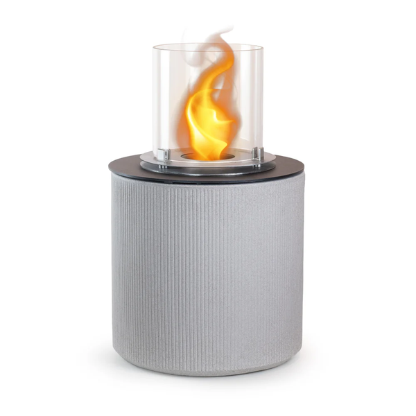 sconto Camino a Bioetanolo Braciere da Pavimento Ø36xh56 cm per Interno ed Esterno Modigliani Corda Beige