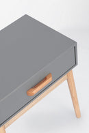 Mobiletto con Cassetto 43x30x48 cm Ordinary in Legno Grigio