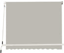 Tenda da Sole a Caduta con Bracci 245x245 cm Beige