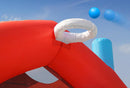 Castello Giostra Gonfiabile con Pompa Happy Hop Fun House