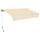 Vierkantstabmarkise 200 x 250 cm Uni Beige Polyestergewebe