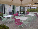 Tavolo da Giardino Pieghevole 160x80x75 cm in Acciaio RD Italia Hermes 160 Bianco