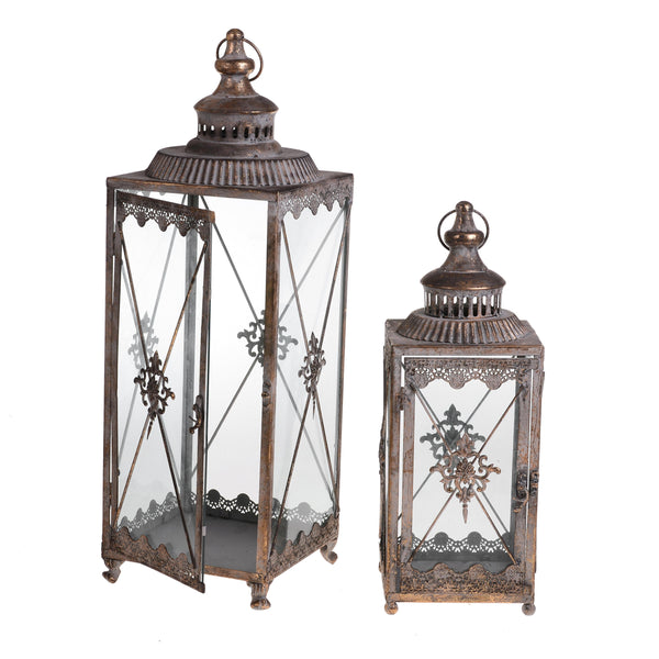 Set 2 Lanterna in Metallo H 63 cm acquista