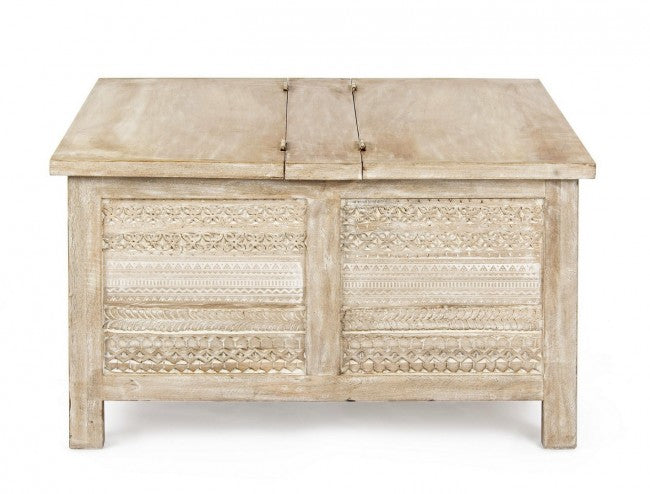 Tavolino 80x80x45h cm con Contenitore Mayra