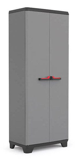 Armadio da Esterno 3 Ripiani 68x39x173H cm in Plastica Keter Stilo Alto Grigio online