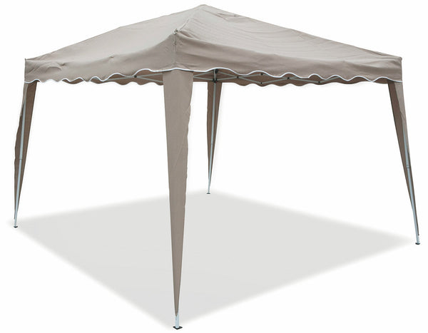 acquista Ausziehbarer Gartenpavillon 3x3 m Soriani Tenerè Tortora