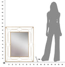 Specchio Glam Balcony New 80x3x100 cm in Ferro e MDF Oro