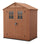 Casetta da Giardino Porta Attrezzi 190x122x221 cmin Evotech+ Keter Darwin 6x4 Marrone