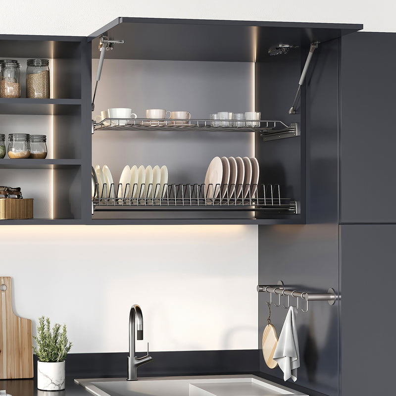 Scolapiatti da Cucina 800 mm in Acciaio Emuca Suprastar 