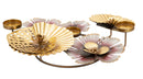Porta Candela Shine 4 37x31x8,5 cm in Ferro 