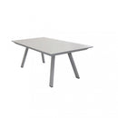 Tavolo Zante Allungabile 200/300x110x75 h cm in Alluminio Tortora