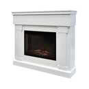 Camino Elettrico da Pavimento Effetto Fiamma 1800W Taylor Bianco