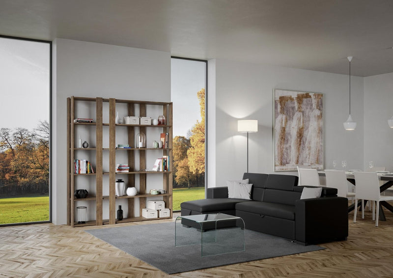 Libreria Moderna 5 Ripiani 178x36x204 cm in nobilitato Marrone