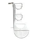 Portarotolo Pellicola da Parete 3 Scompartimenti in Metallo con Lama a Seghetto