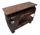 Console Old Style 111x60x89 cm Legno di Abete e in Ferro Marrone