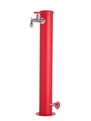 Fontana da Giardino con Doppio Rubinetto Belfer 42/ARRF Rosso