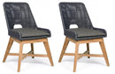 Set 2 Sedie 50x68x86h cm con Cuscini Hesperia Slate