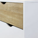 Mobile Wesley 99x39x101 h cm in Legno Bianco