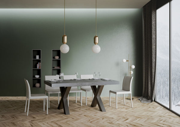 Tavolo 180x90x77 cm Traffic Fix Cemento sconto