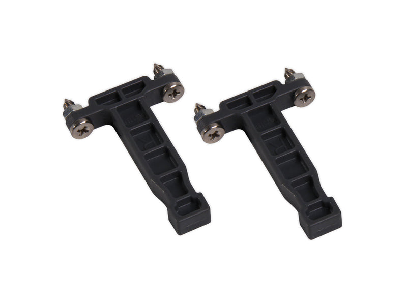 Set di Sagome Montaggio Frontalino Cassetto Vantage Q Plastica Grigia Acciaio e Tecnoplastica Emuca