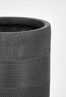 Set 3 Vasi Rigo Antracite Alto