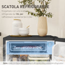 Frigorifero Piccolo da 91L Cella Freezer Superiore Argento    