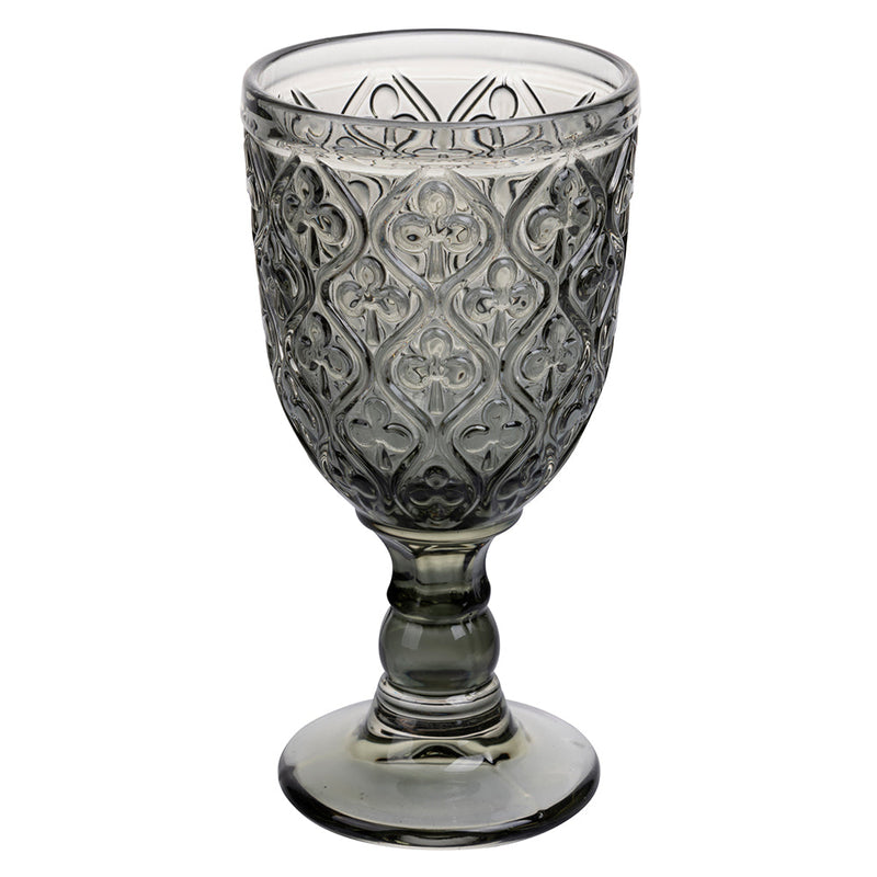 Set 4 Calici Marrakech Stones in Vetro VdE Tivoli 1996 Grigio