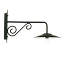 Lampada Applique Piccola Colore Grigio per Esterno Linea Piatto Antico Sovil