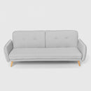 Divano Letto Clic Clac 186x85x80 cm in Tessuto Grigio