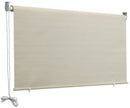 Tenda da Sole Avvolgibile a Caduta 1,5x2,5m in Poliestere Fadi Beige
